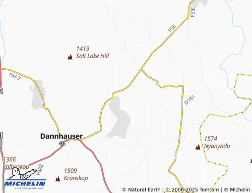 MICHELIN Twhatgwha map - ViaMichelin