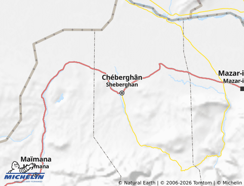 Mapa MICHELIN Jawzjan - ViaMichelin