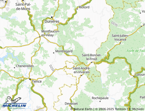 MICHELIN Franc map - ViaMichelin