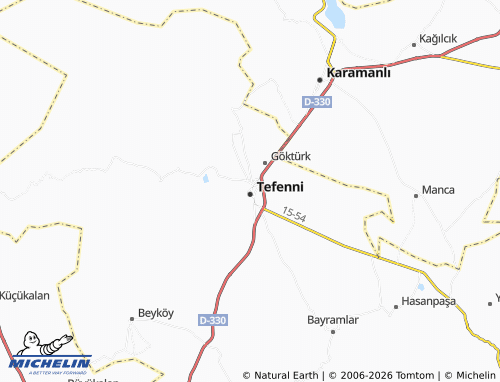 Mappa MICHELIN Pazar - ViaMichelin