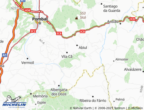 Kaart MICHELIN Fonte Nova - ViaMichelin
