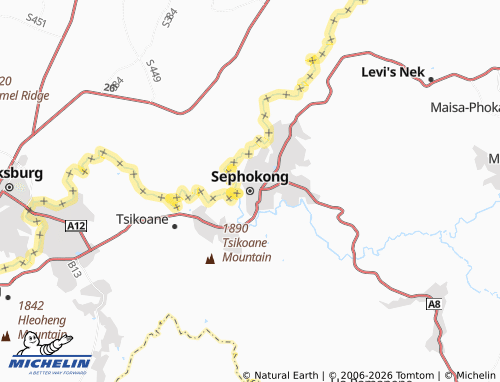 Carte MICHELIN Sephokong - ViaMichelin