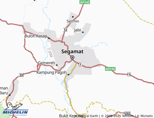 MICHELIN Taman Segar map - ViaMichelin