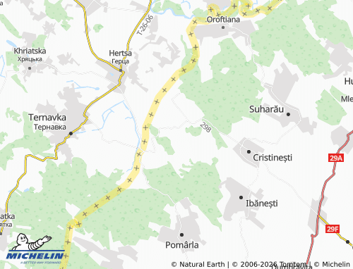 Mappa MICHELIN Fundu Herții - ViaMichelin
