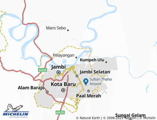 MICHELIN Sijenjang map - ViaMichelin