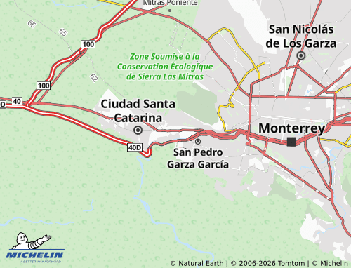 MICHELIN La Fama map - ViaMichelin