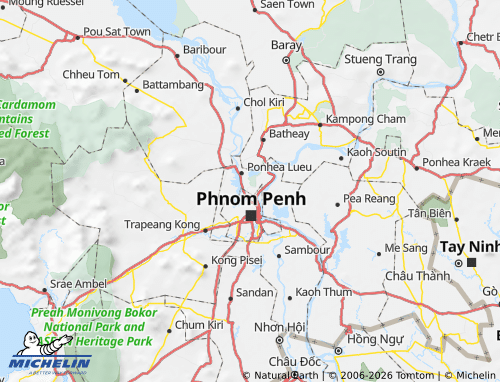 MICHELIN Kandal map - ViaMichelin