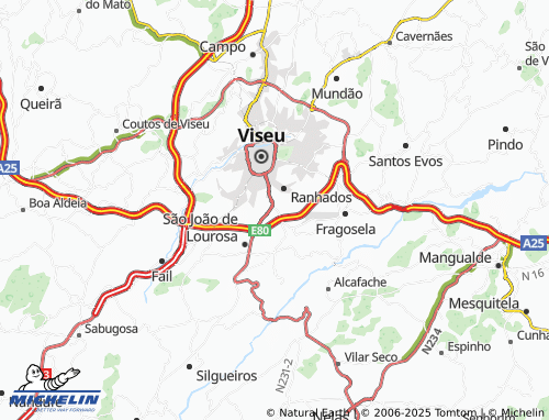 MICHELIN Bairro da Misericórdia map - ViaMichelin
