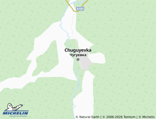 MICHELIN-Landkarte Chuguyevka - ViaMichelin