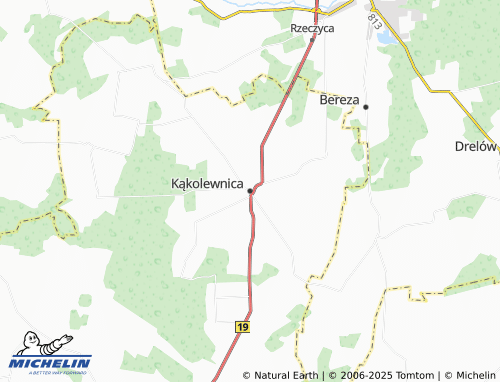 MICHELIN Kąkolewnica map - ViaMichelin