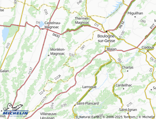 Mapa MICHELIN Saint-Loup-en-Comminges - ViaMichelin