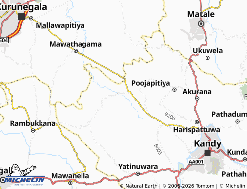 Mapa MICHELIN Galagedara Madige West - ViaMichelin