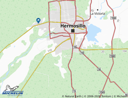 Kaart MICHELIN Hermosa Provincia - ViaMichelin