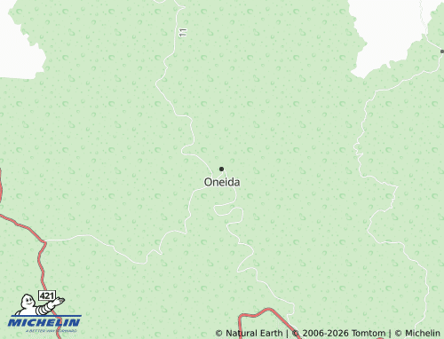 Kaart MICHELIN Oneida - ViaMichelin