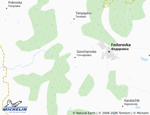 MICHELIN-Landkarte Goncharovka - ViaMichelin