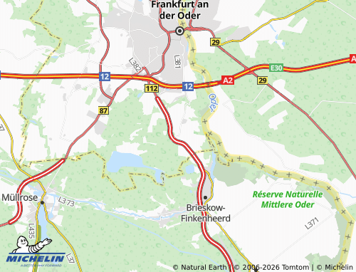 MICHELIN Lossow map - ViaMichelin