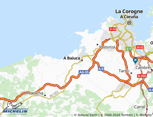 MICHELIN-Landkarte Pedreira - ViaMichelin