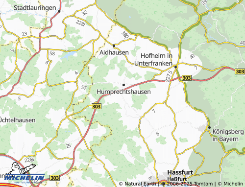 MICHELIN Kleinsteinach map - ViaMichelin