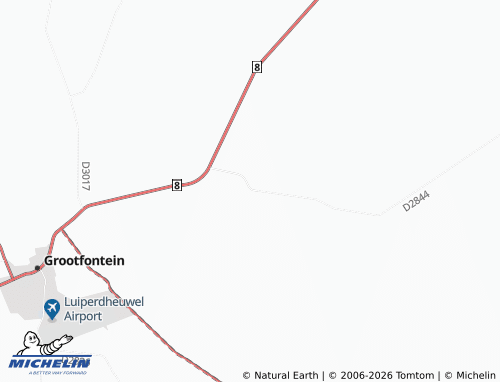 MICHELIN Berg Aukas Mine map - ViaMichelin