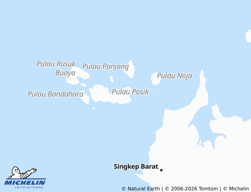Mapa MICHELIN Kepulauan Posek - ViaMichelin