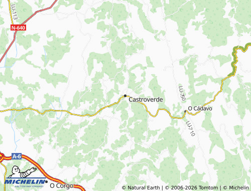 Mappa MICHELIN Castroverde - ViaMichelin