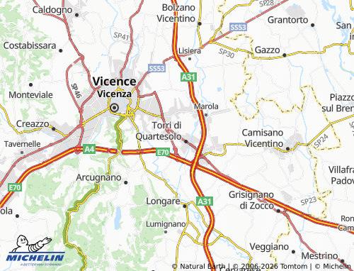 Kaart MICHELIN Settecà - ViaMichelin