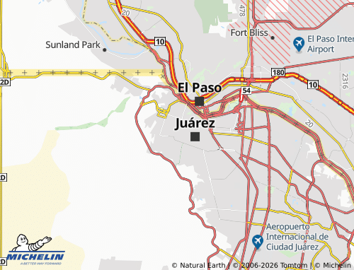 MICHELIN Luis Echeverría map - ViaMichelin