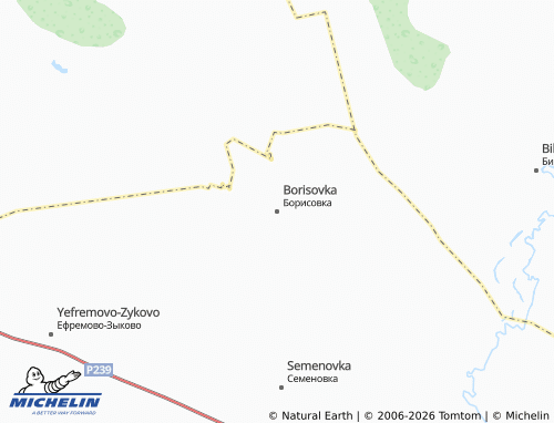 MICHELIN-Landkarte Borisovka - ViaMichelin