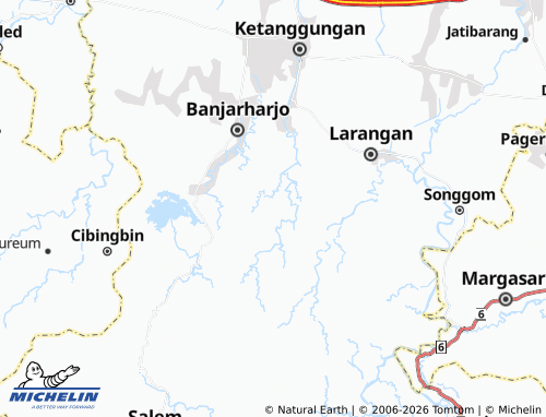MICHELIN Cikeusal Lor map - ViaMichelin