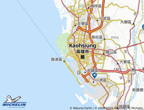 Mappa MICHELIN Yánchéng Qū - ViaMichelin