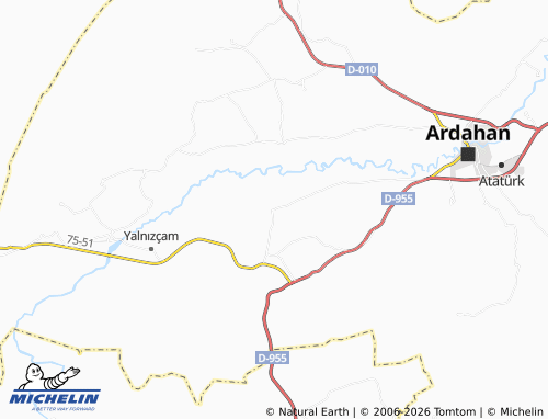 Mapa MICHELIN Akyaka - ViaMichelin