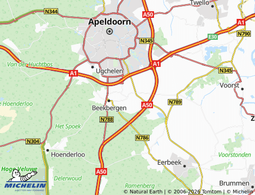 Mapa MICHELIN Lieren - ViaMichelin