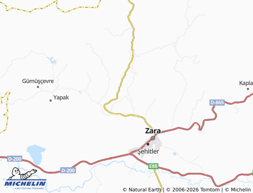 Mappa MICHELIN Kürünlü - ViaMichelin