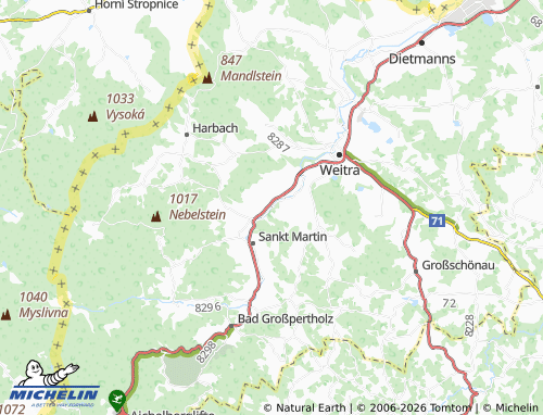 MICHELIN Schöllbüchl map - ViaMichelin