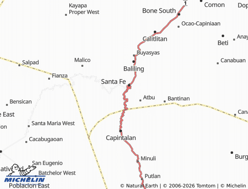 MICHELIN Tactac map - ViaMichelin