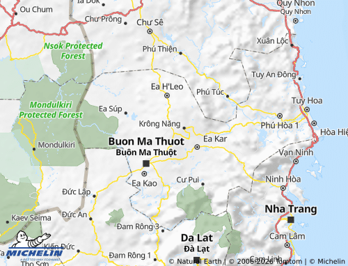 MICHELIN Buôn Hồ map - ViaMichelin