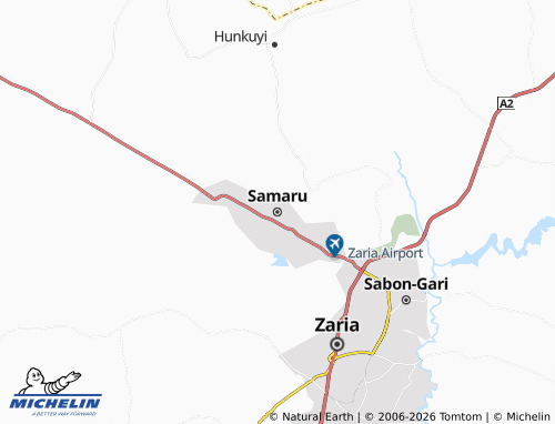 MICHELIN Samaru map - ViaMichelin