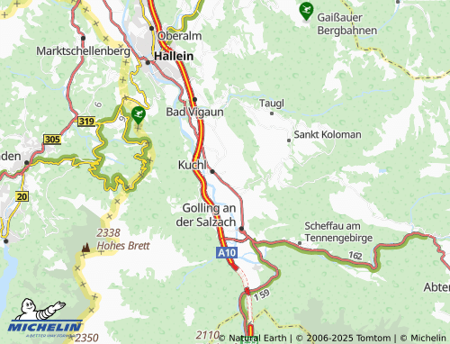 MICHELIN-Landkarte Georgenberg - ViaMichelin