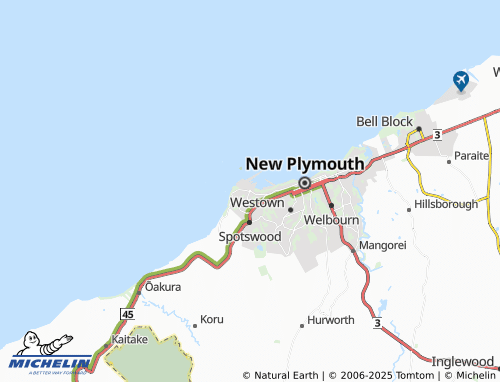 MICHELIN Moturoa map - ViaMichelin