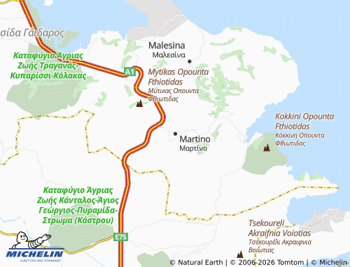 MICHELIN Martino map - ViaMichelin