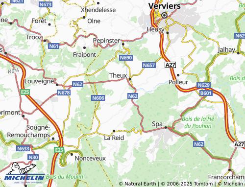 MICHELIN Jevoumont map - ViaMichelin