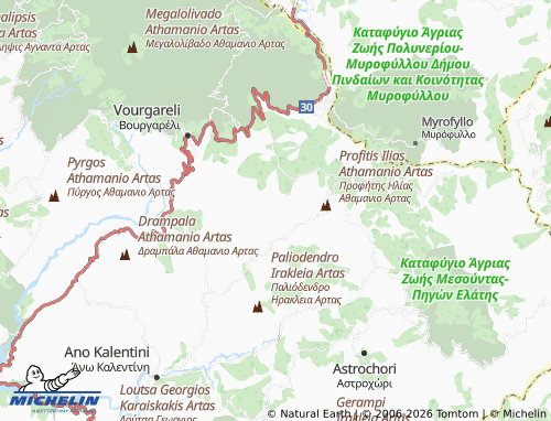 MICHELIN Pera Nevropoli map - ViaMichelin