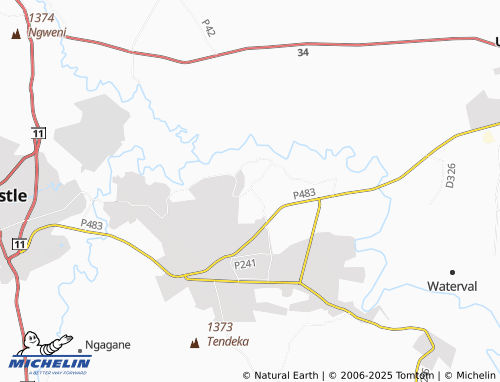 MICHELIN Jobstown map - ViaMichelin