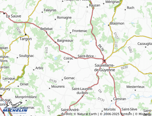 MICHELIN Saint-Brice map - ViaMichelin