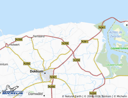 Carte MICHELIN Nijewier - ViaMichelin