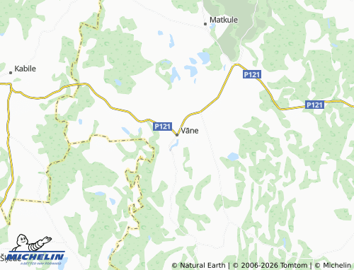 Mapa MICHELIN Vānes pagasts - ViaMichelin