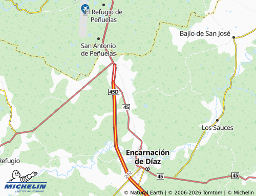 Mappa MICHELIN El Salvador - ViaMichelin