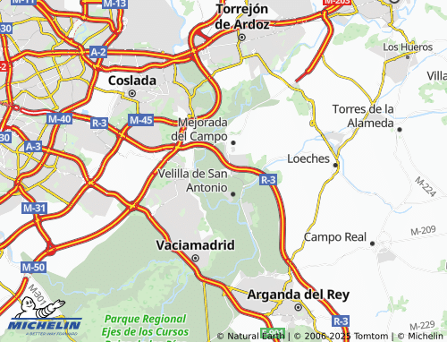 MICHELIN Urbanización las Acacias map - ViaMichelin