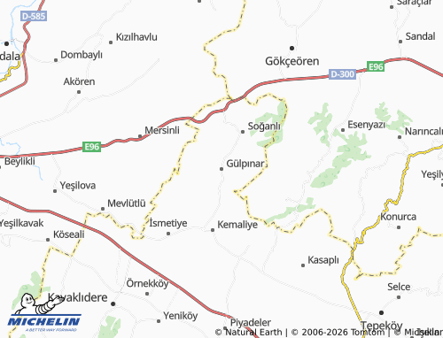 MICHELIN Gülpınar map - ViaMichelin
