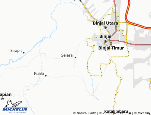 MICHELIN Selesai map - ViaMichelin